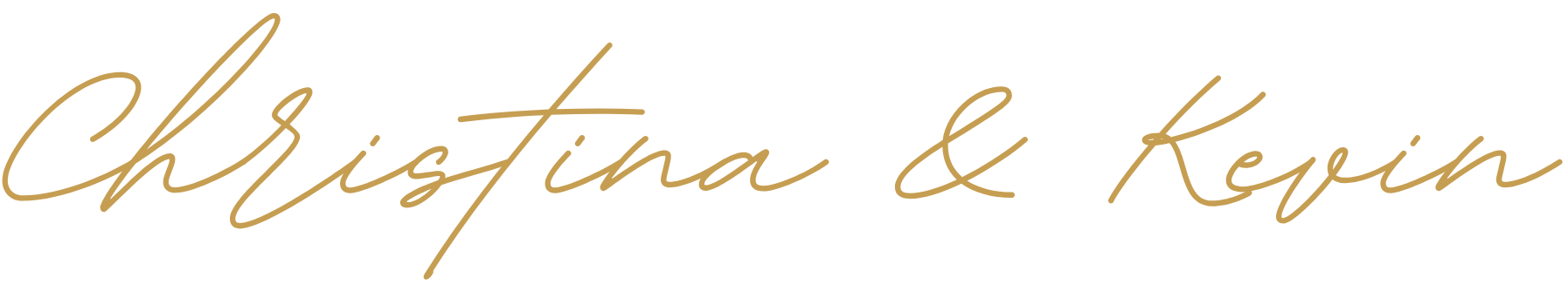 Image of a signature of the owners christina and kevin